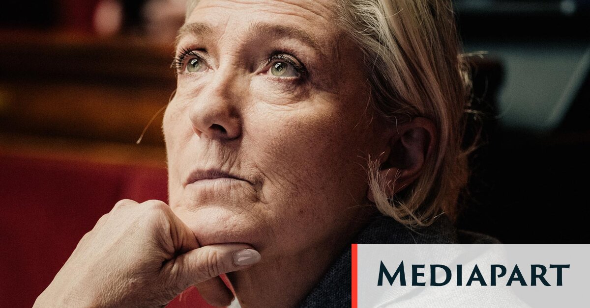 Marine Le Pen et une étudiante voilée