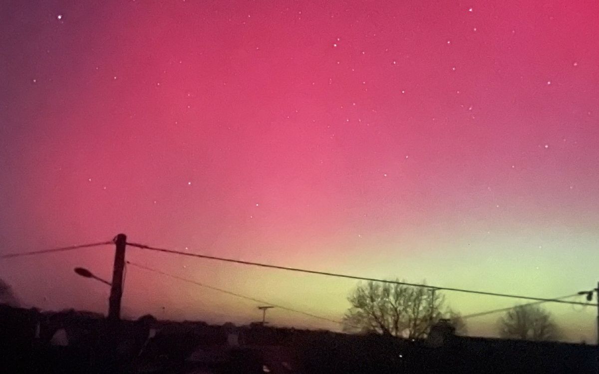 Aurores boréales dans le ciel breton