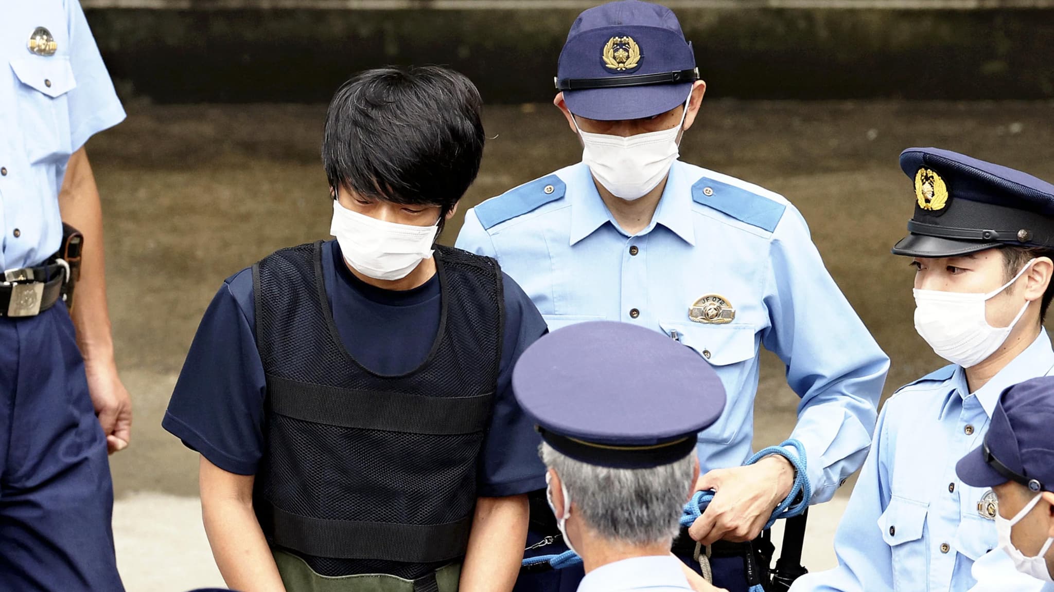 Photo de Tetsuya Yamagami lors du verdict à Nara