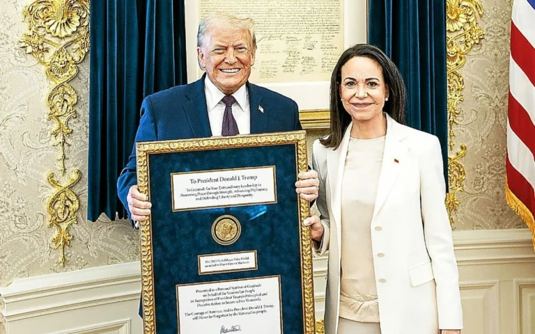 Machado offre la médaille Nobel à Trump: geste symbolique
