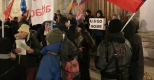 Manifestations en Provence contre l'intervention militaire au Venezuela