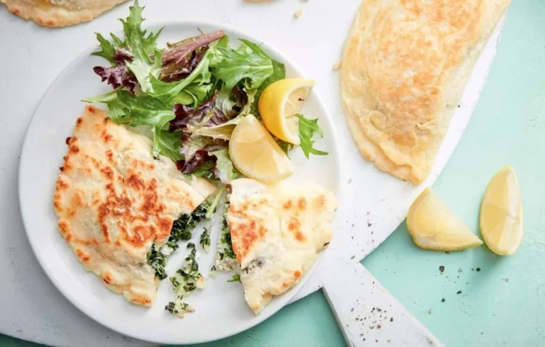 Calzones végétariennes aux épinards et ricotta