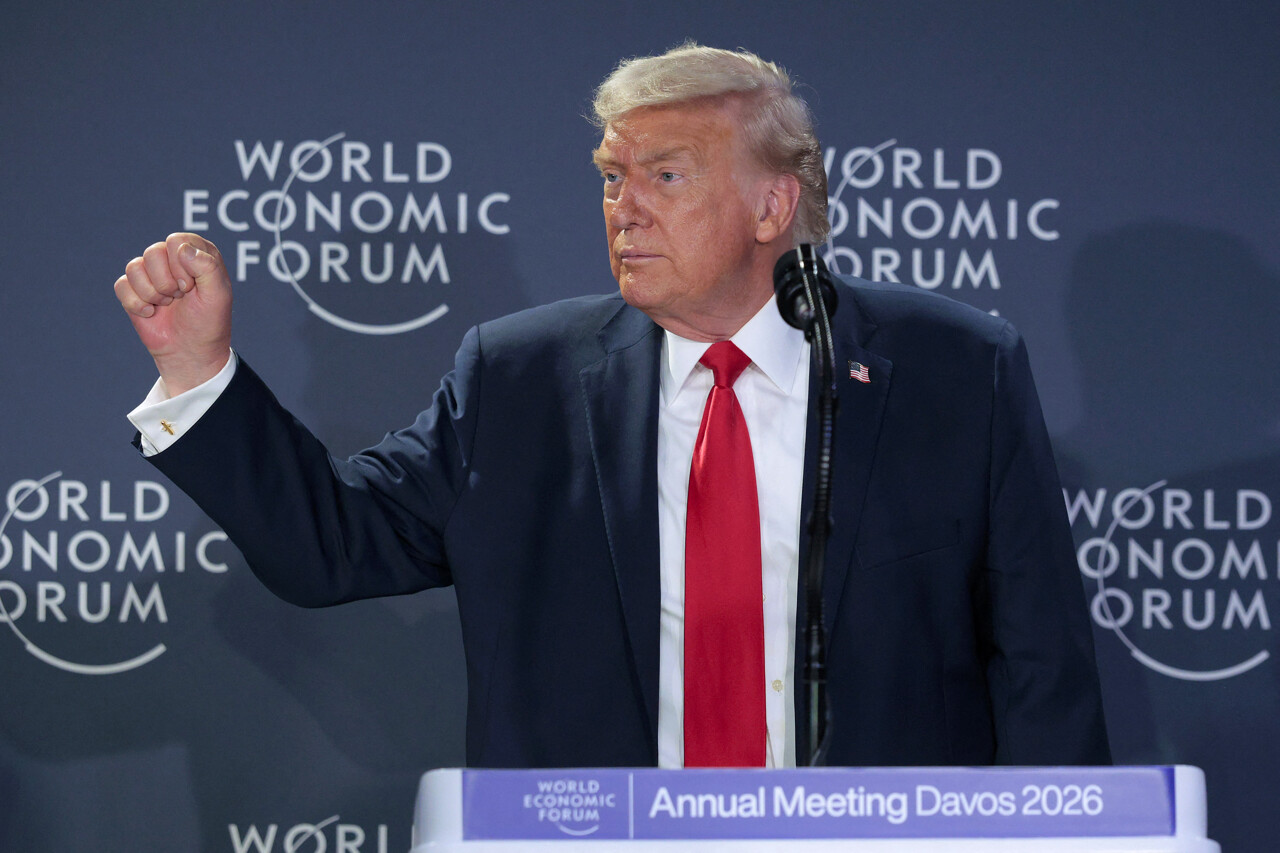 Donald Trump à Davos lors d’une réunion sur le Groenland et l’Arctique