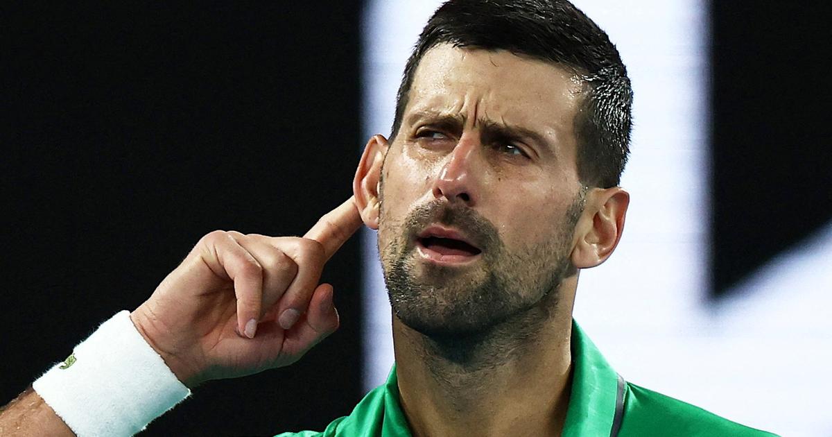 Novak Djokovic lors de l’Open d’Australie à Melbourne