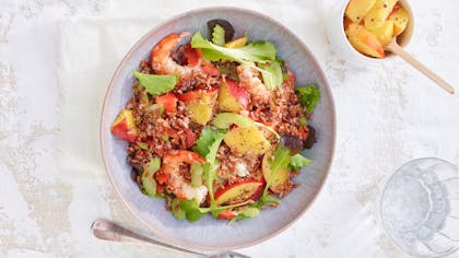 Poêlée de riz aux crevettes