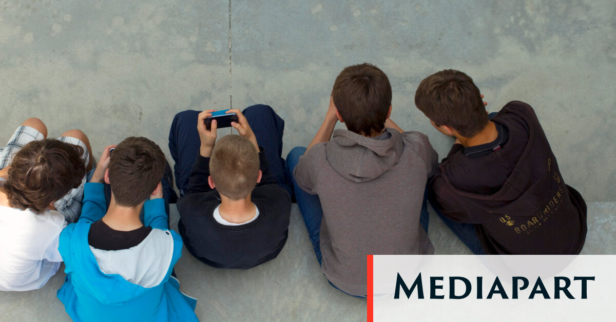 Jeunes utilisateurs des réseaux sociaux, illustration