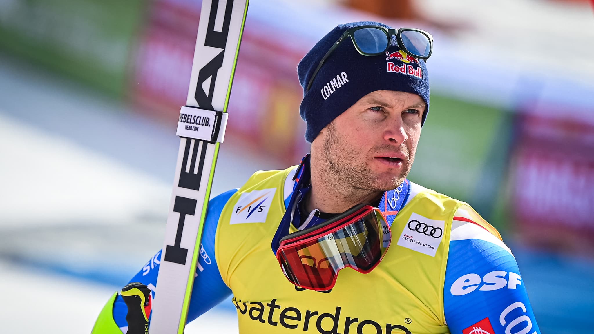 Alexis Pinturault lors d'une compétition de ski alpin