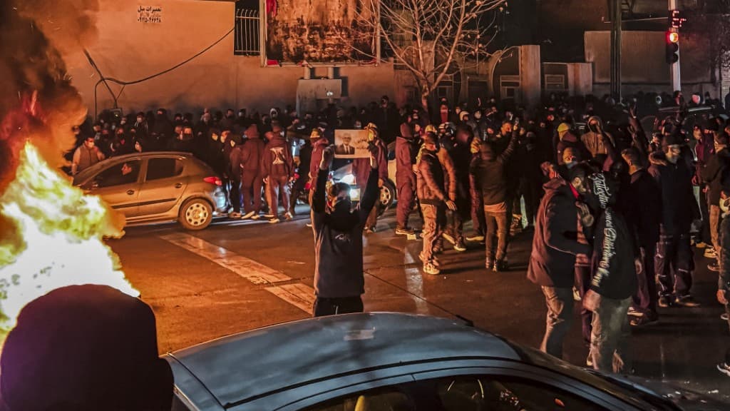 Manifestations meurtrières en Iran capturées dans un cliché