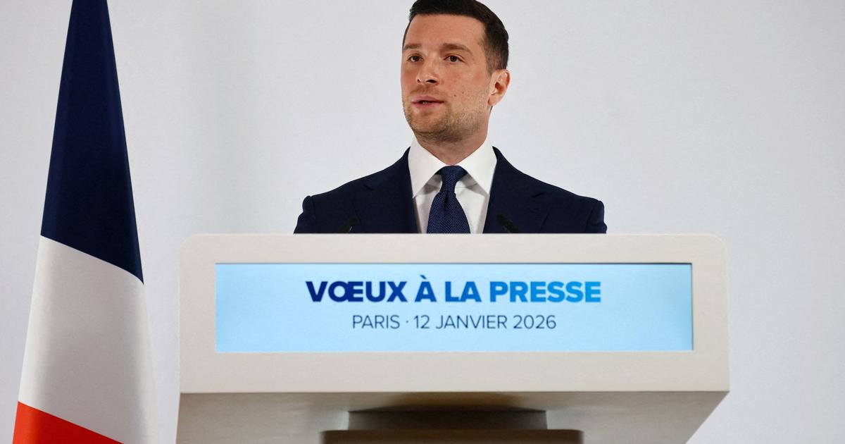 Écran montrant Morandini et Bardella sur CNews