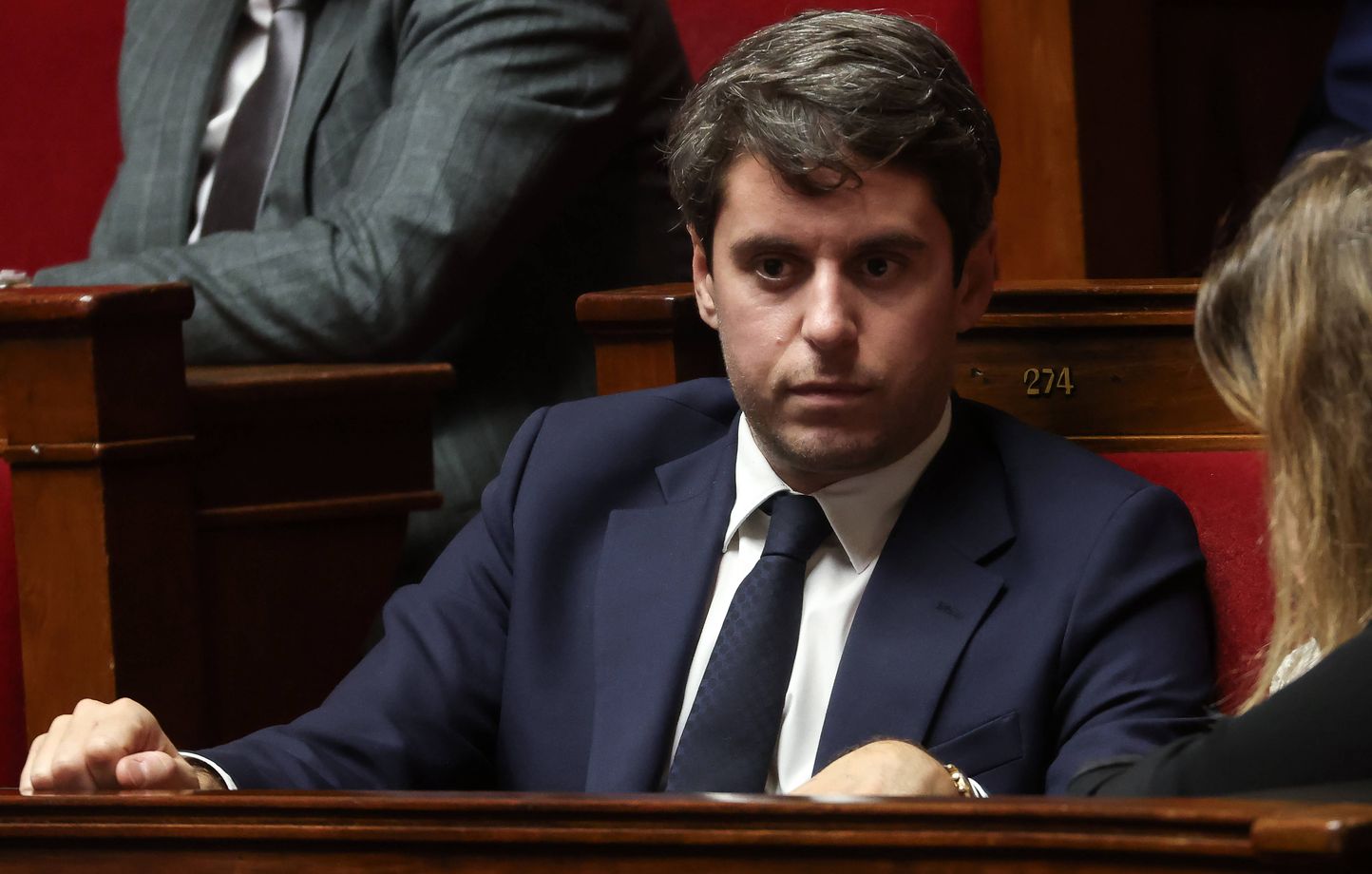 Gabriel Attal en séance parlementaire