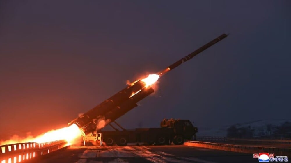 Image montrant un tir nord-coréen