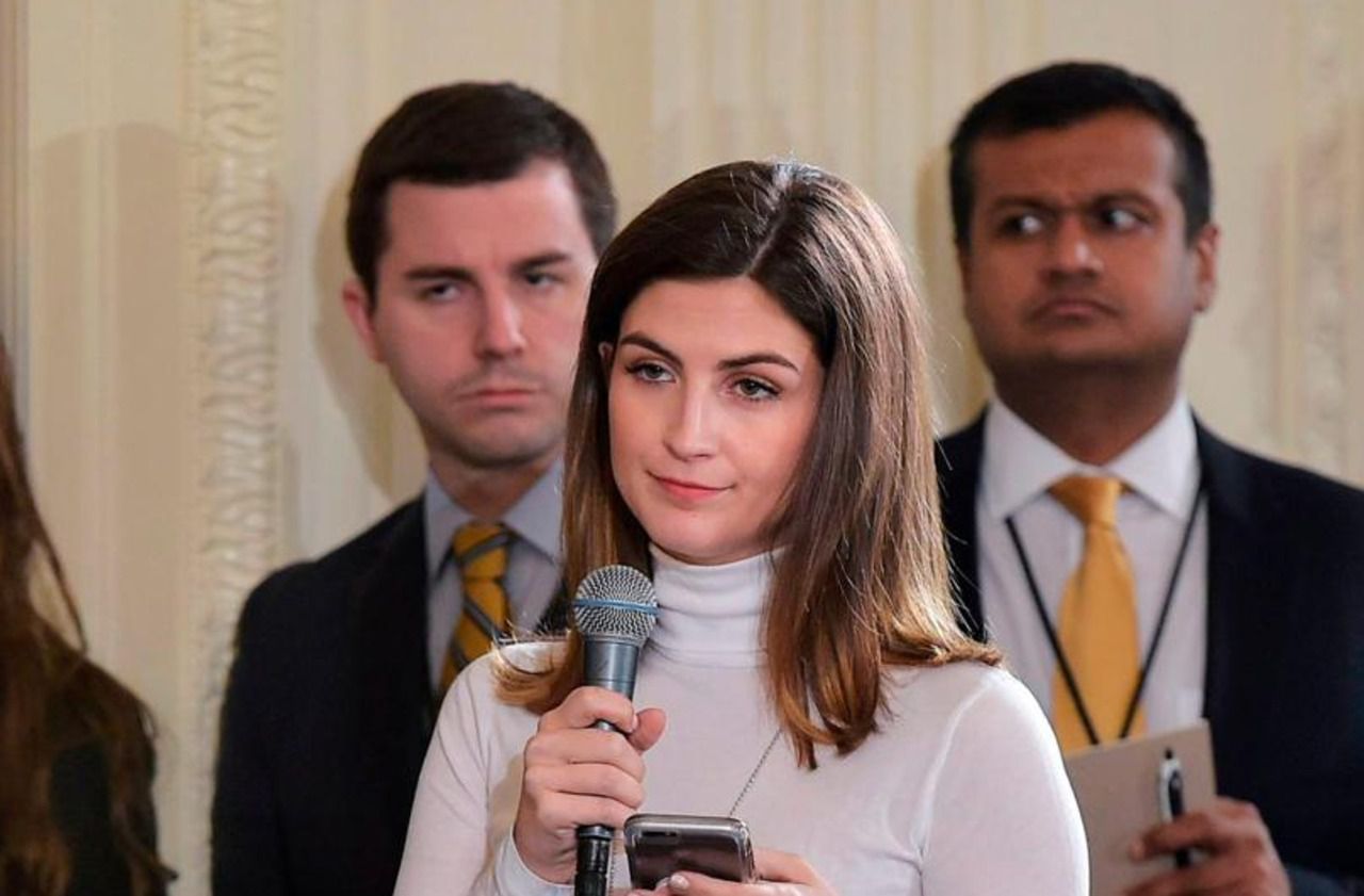Kaitlan Collins, correspondante à la Maison Blanche pour CNN