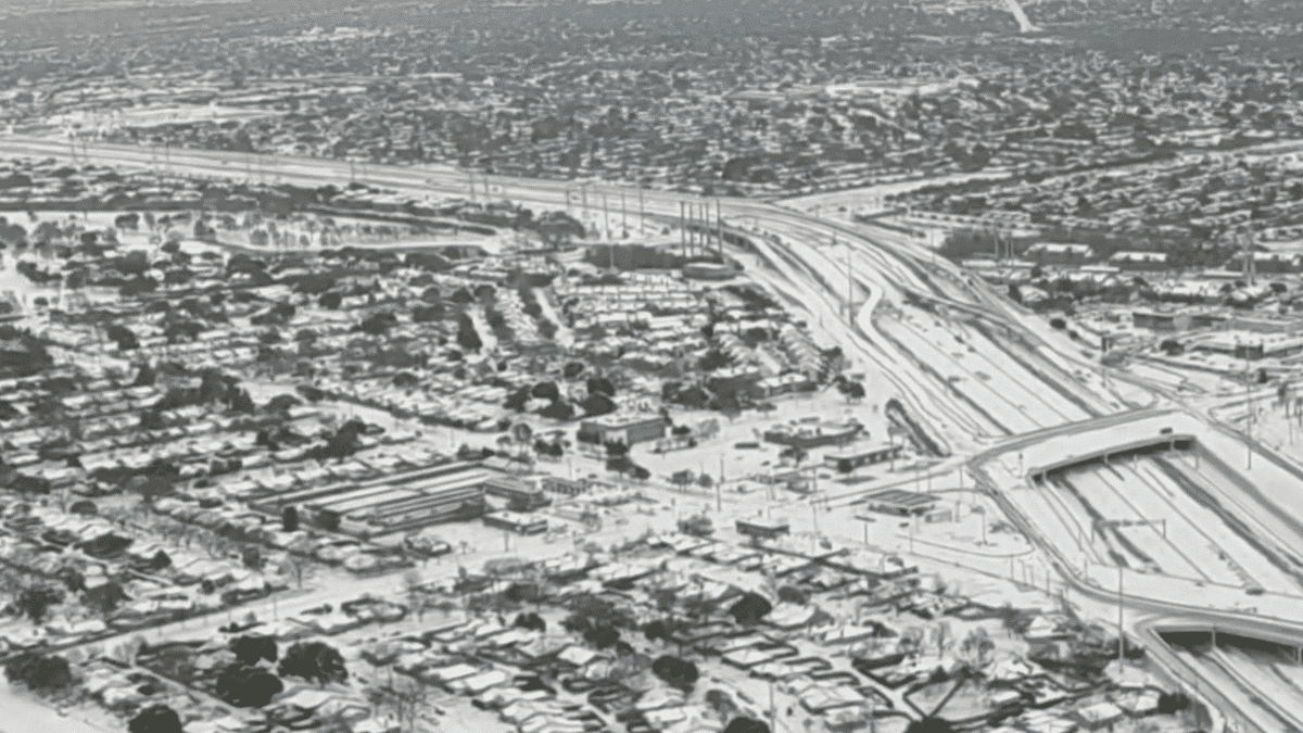 Times Square sous la neige à New York