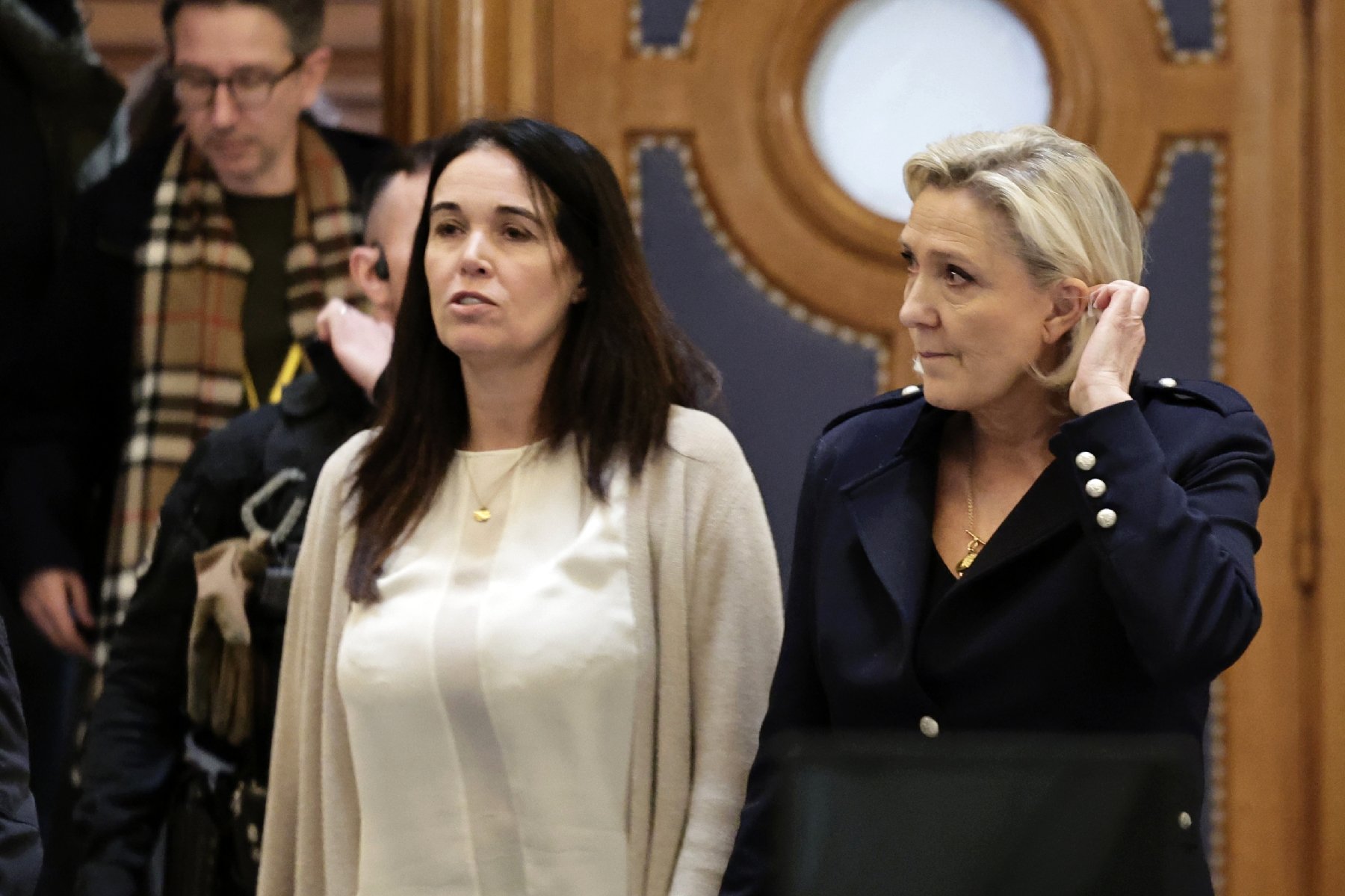 Audience du procès du RN en salle d'audience