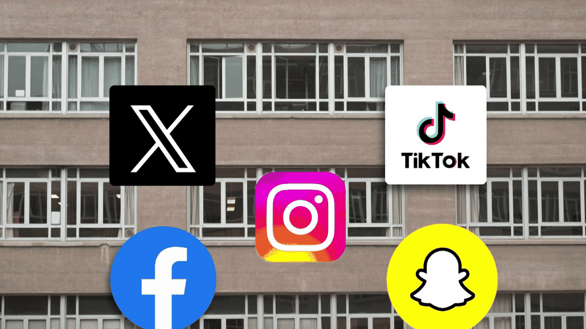 Illustration des réseaux sociaux et de l'interdiction pour les mineurs