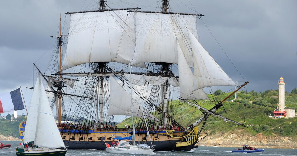 Hermione en cale sèche à Bayonne, en attente de financement