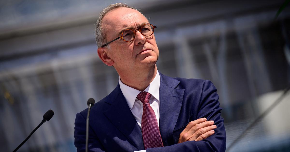 Xavier Piechaczyk lors de l'annonce de sa nomination