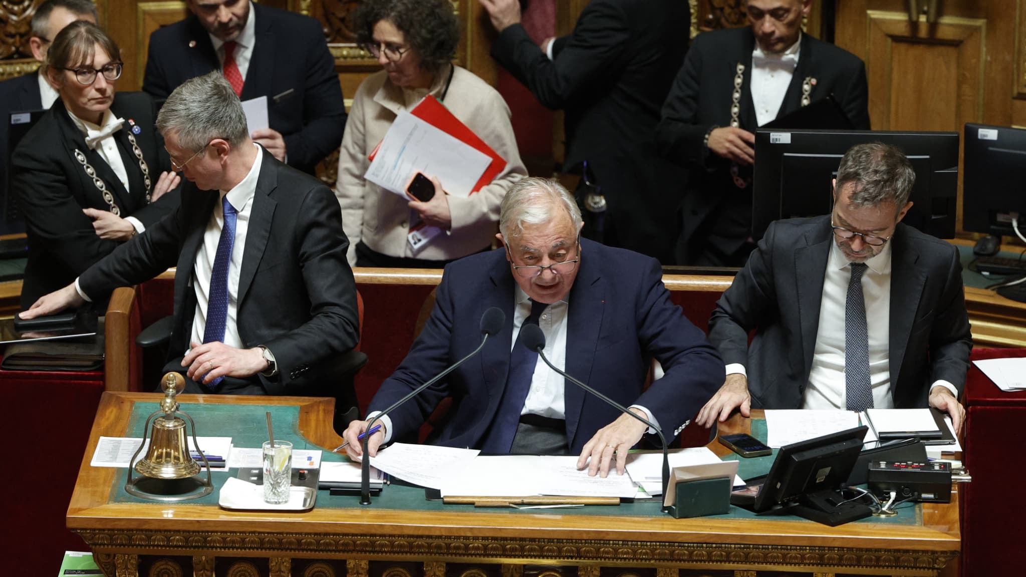 Gérard Larcher au Sénat