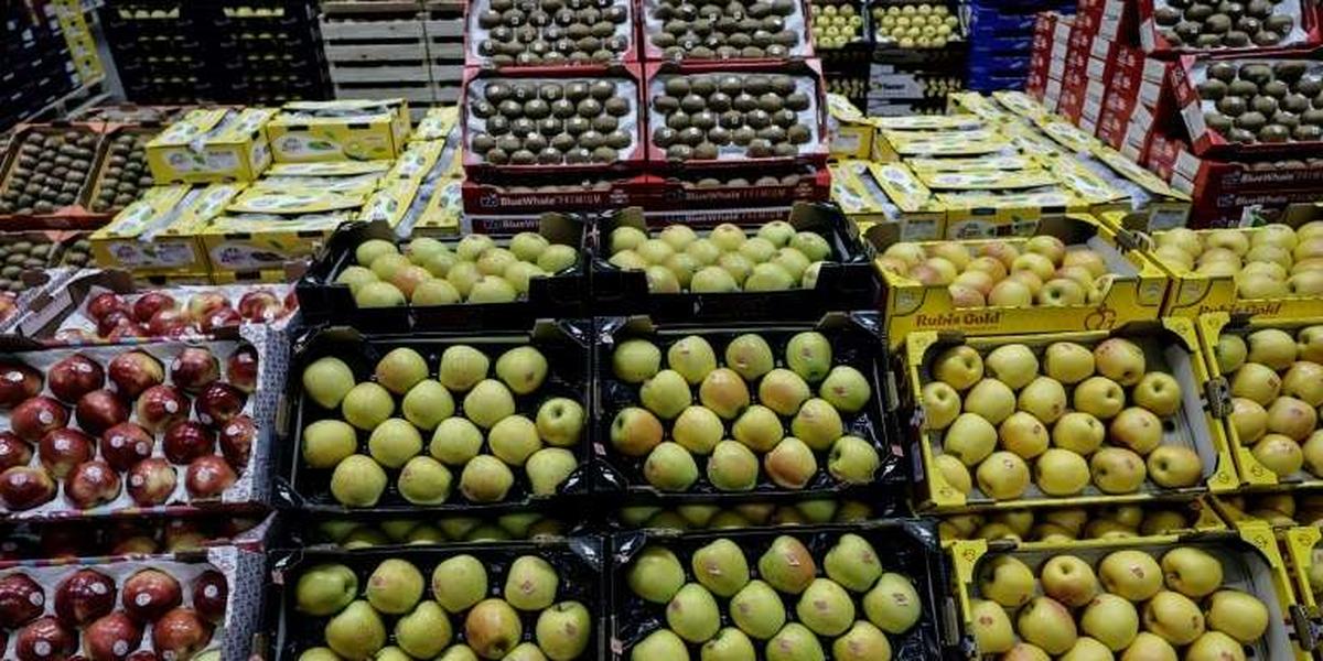 Pommes analysées lors d’une étude sur les résidus de pesticides