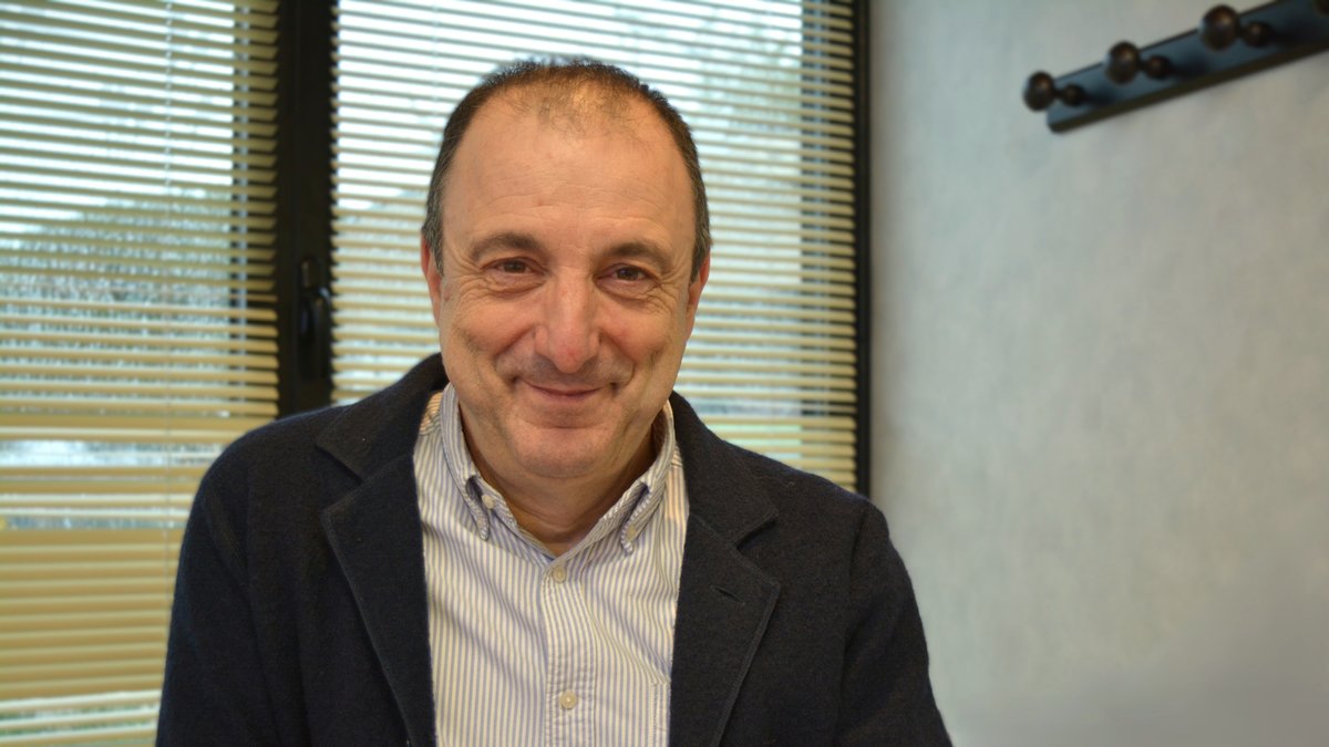 Gérard Poujade lors d'une interview à Séquestre