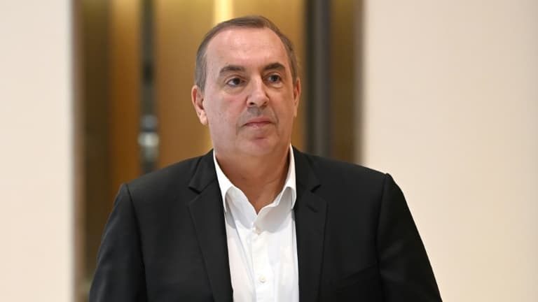 Morandini à l'arrivée au tribunal de Paris en 2022