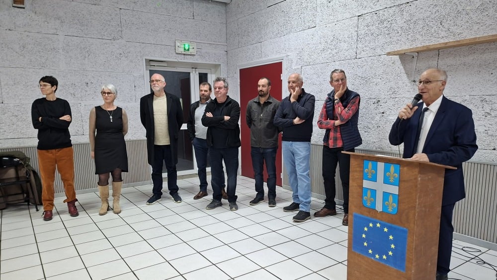 Antoine Arena présente ses vœux entouré d'adjoints