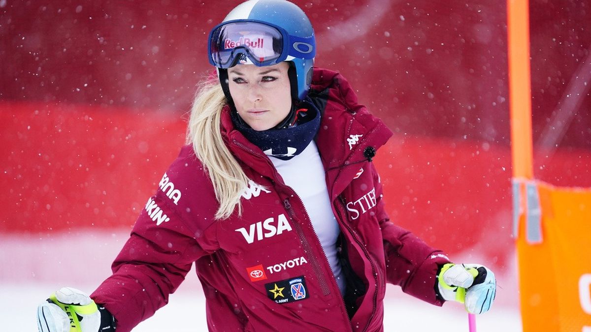 Lindsey Vonn chute à Crans-Montana lors d'une descente