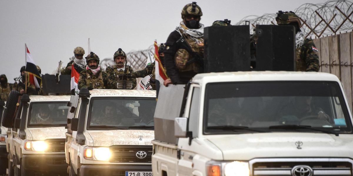 Vue générale des zones kurdes et de Damas