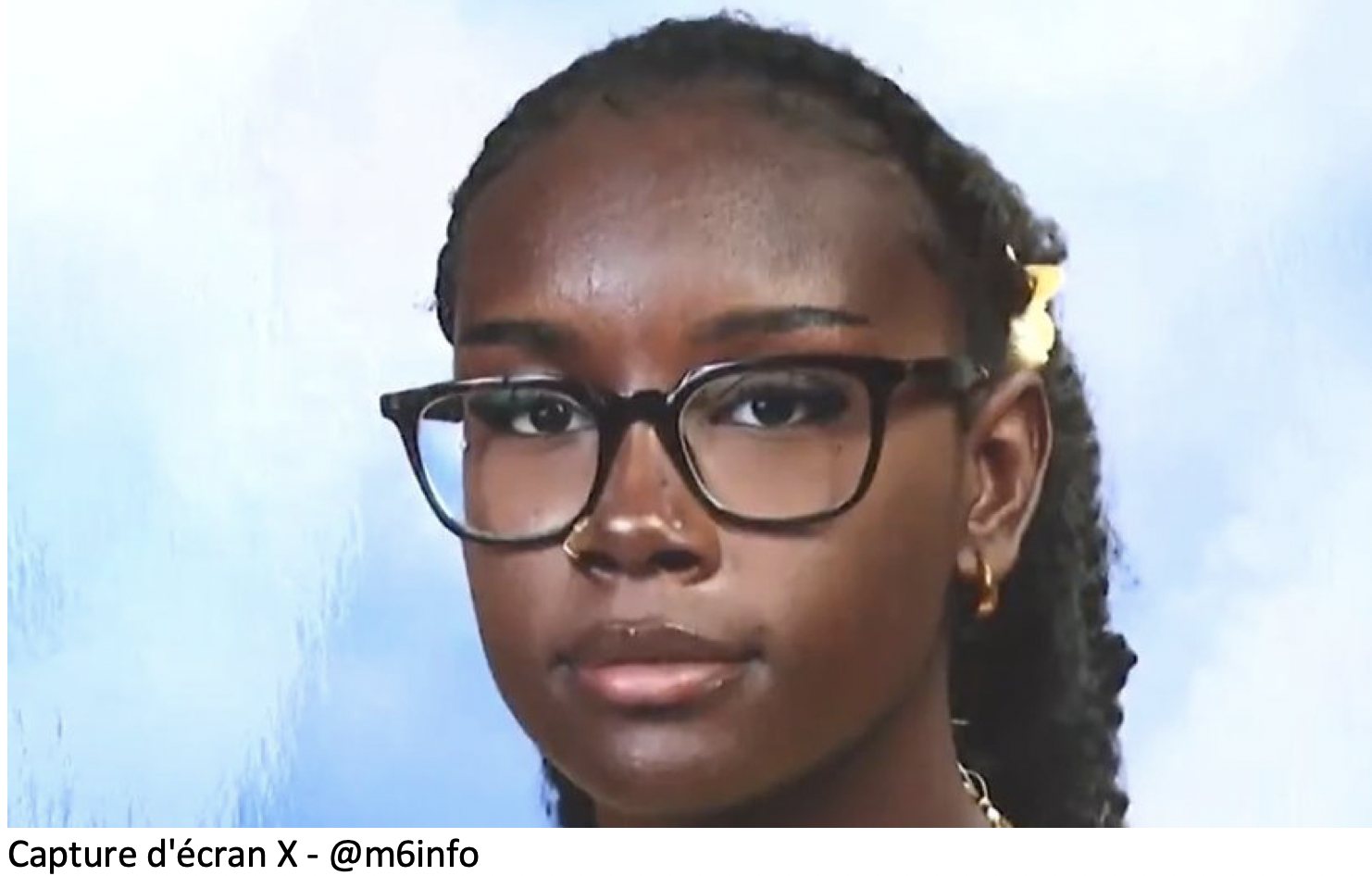 Capture d'écran d'un flash info local sur Tyah