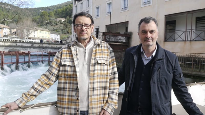 Bruno Erre et Daniel Giraud lors d