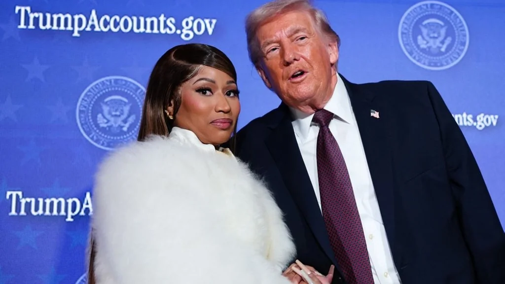 Nicki Minaj: première fan de Trump et apparition à Washington