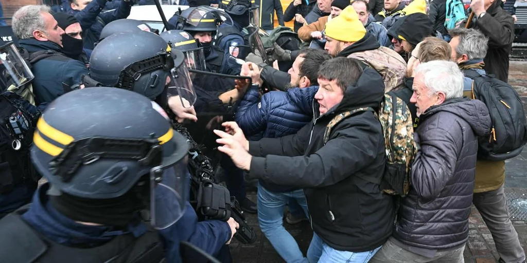 Toulouse: cinq blessés dans des échauffourées agricoles