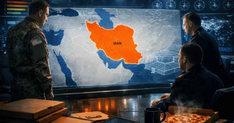 Indice Pizza: quand les commandes prédisent des opérations militaires