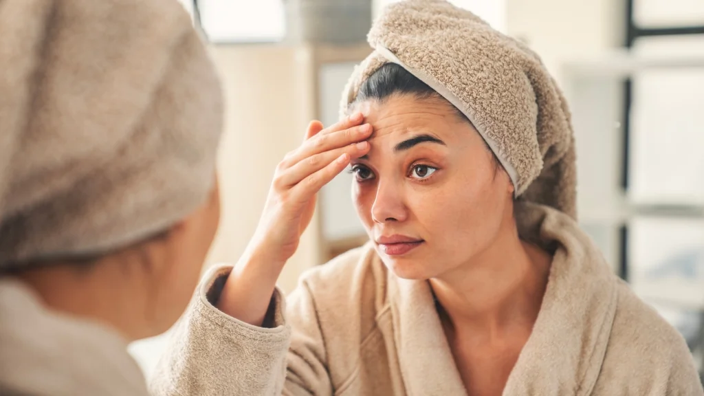 Lisser la ride du lion naturellement grâce au yoga du visage en 5 minutes