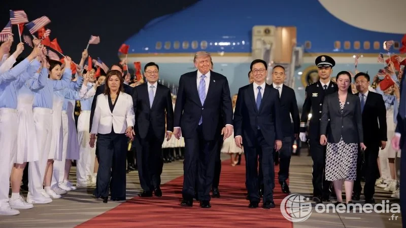 Donald Trump à Pékin avant son sommet avec Xi Jinping