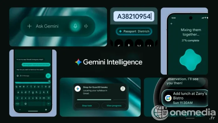 Visuel officiel de Google pour Gemini Intelligence sur Android