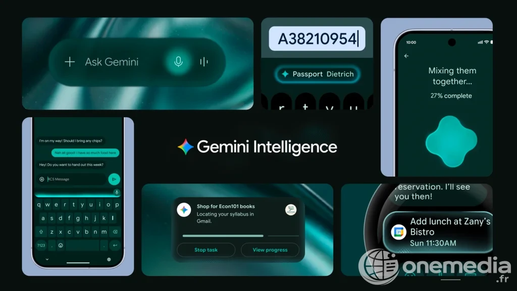 Visuel officiel de Google pour Gemini Intelligence sur Android