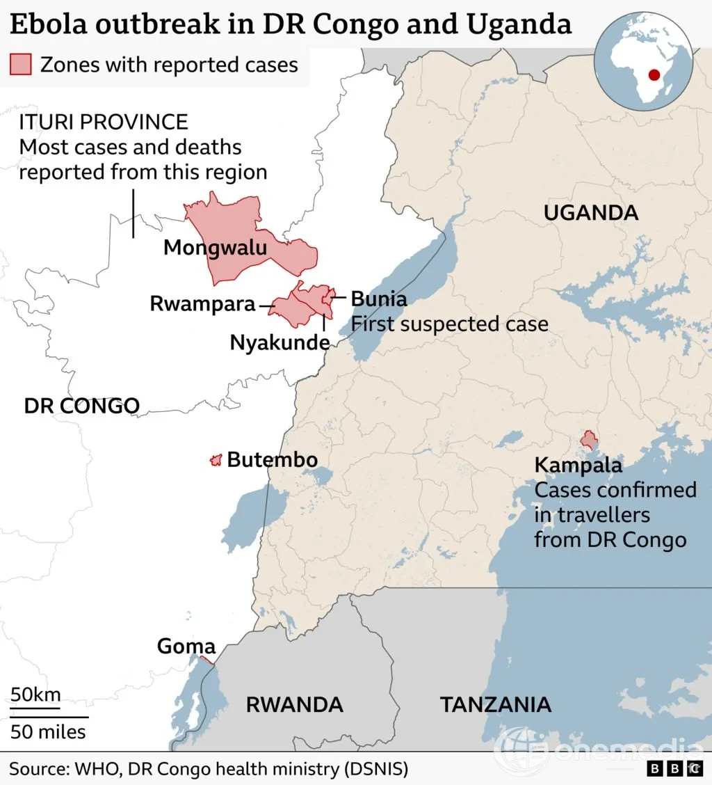 Ebola en RDC : l’OMS prévient qu’un vaccin ciblé pourrait ne pas arriver avant neuf mois