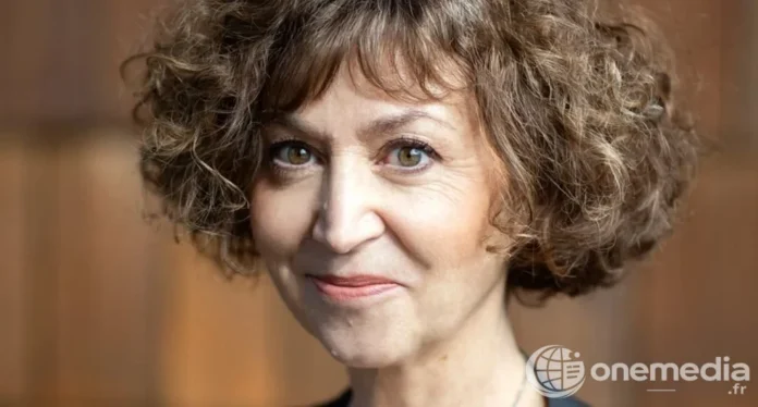 Caroline Semaille, directrice générale sortante de Santé publique France, photographiée à son bureau.