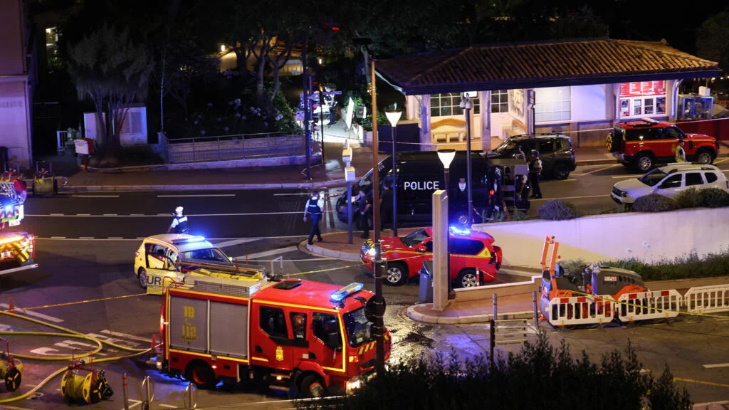 Secours monégasques déployés après l'explosion survenue dans un immeuble résidentiel de Monaco le 29 juin 2026