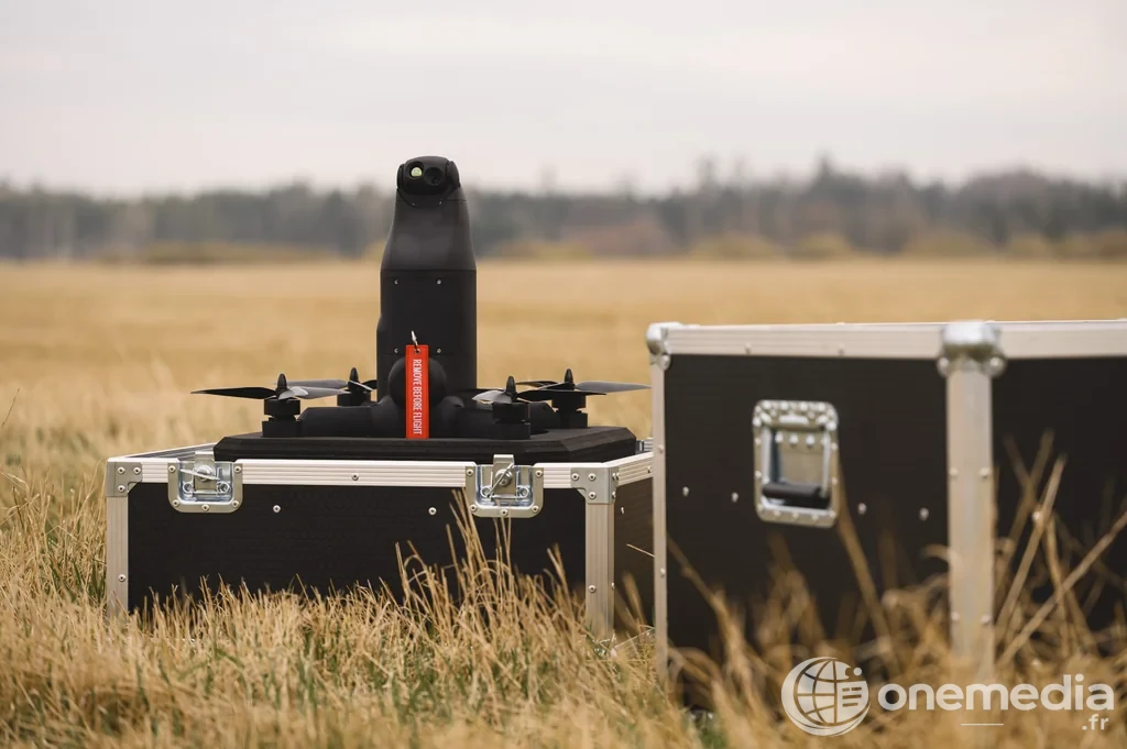 Système de drone intercepteur BLAZE d'Origin Robotics, retenu par la DGA française — 150 exemplaires commandés en juin 2026 (© Origin Robotics).