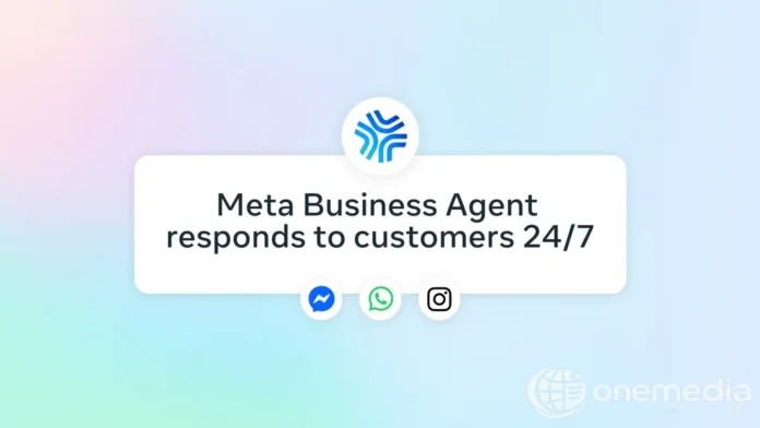 Visuel officiel Meta Business Agent pour les conversations clients automatisées