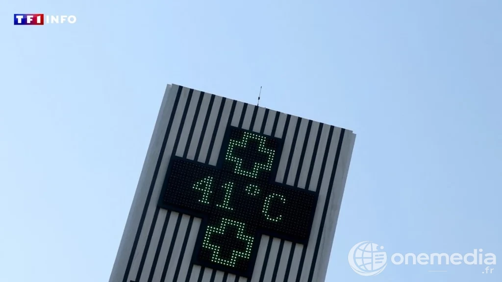 Une rue de Bordeaux pendant un épisode de canicule en juin 2026