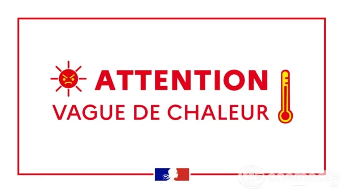 Illustration officielle d’une vague de chaleur