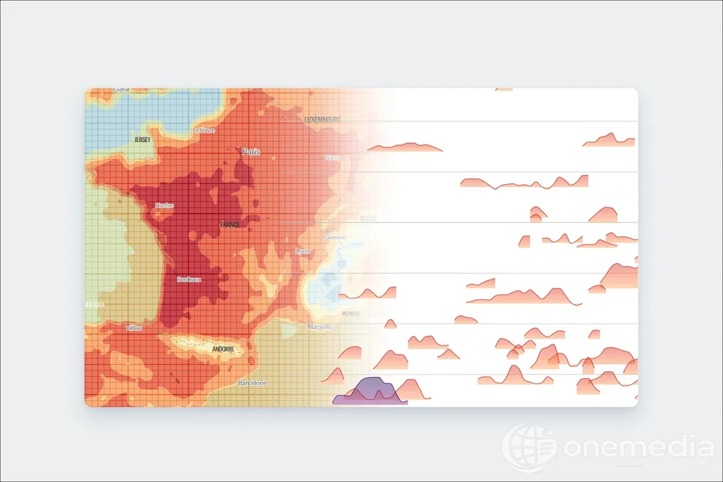 Carte de Météo-France visualisant le caractère historique de la canicule de juin 2026 en France