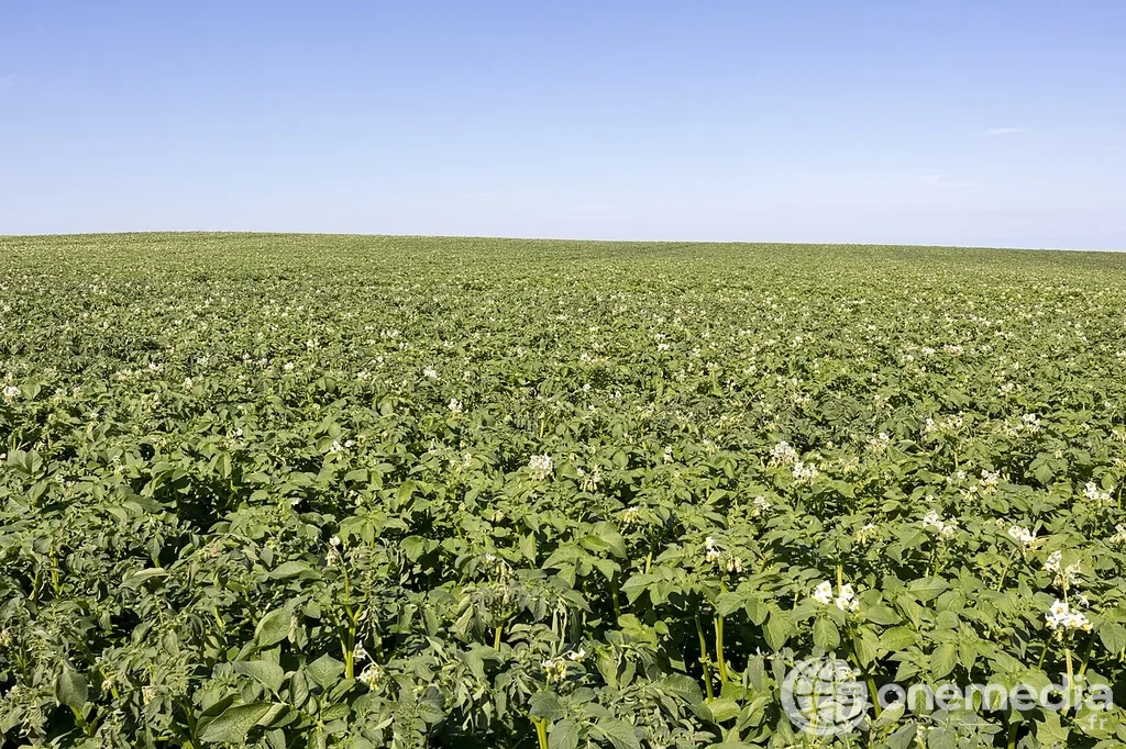 Champ de pommes de terre — illustration du contexte d'utilisation du fongicide fluazinam en Europe