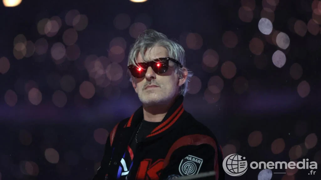 Kavinsky lors de la cérémonie de clôture des Jeux olympiques de Paris 2024