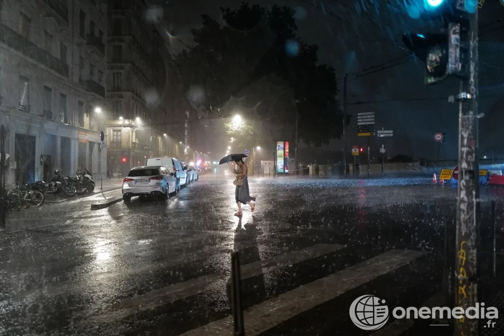 Photo illustrant les dégâts provoqués par les violents orages en France