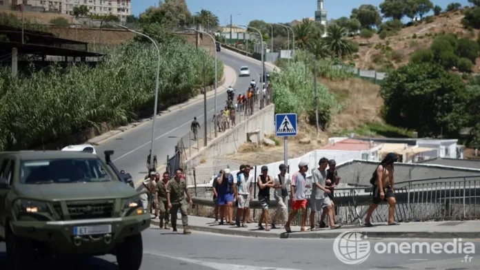 Personnes reconduites vers la frontière à Ceuta après l’afflux migratoire