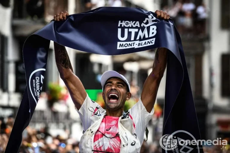 Ben Dhiman pendant l’UTMB 2026